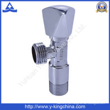 Válvula de bola de ángulo de latón de las ventas de la fábrica de la alta calidad (YD-5009)